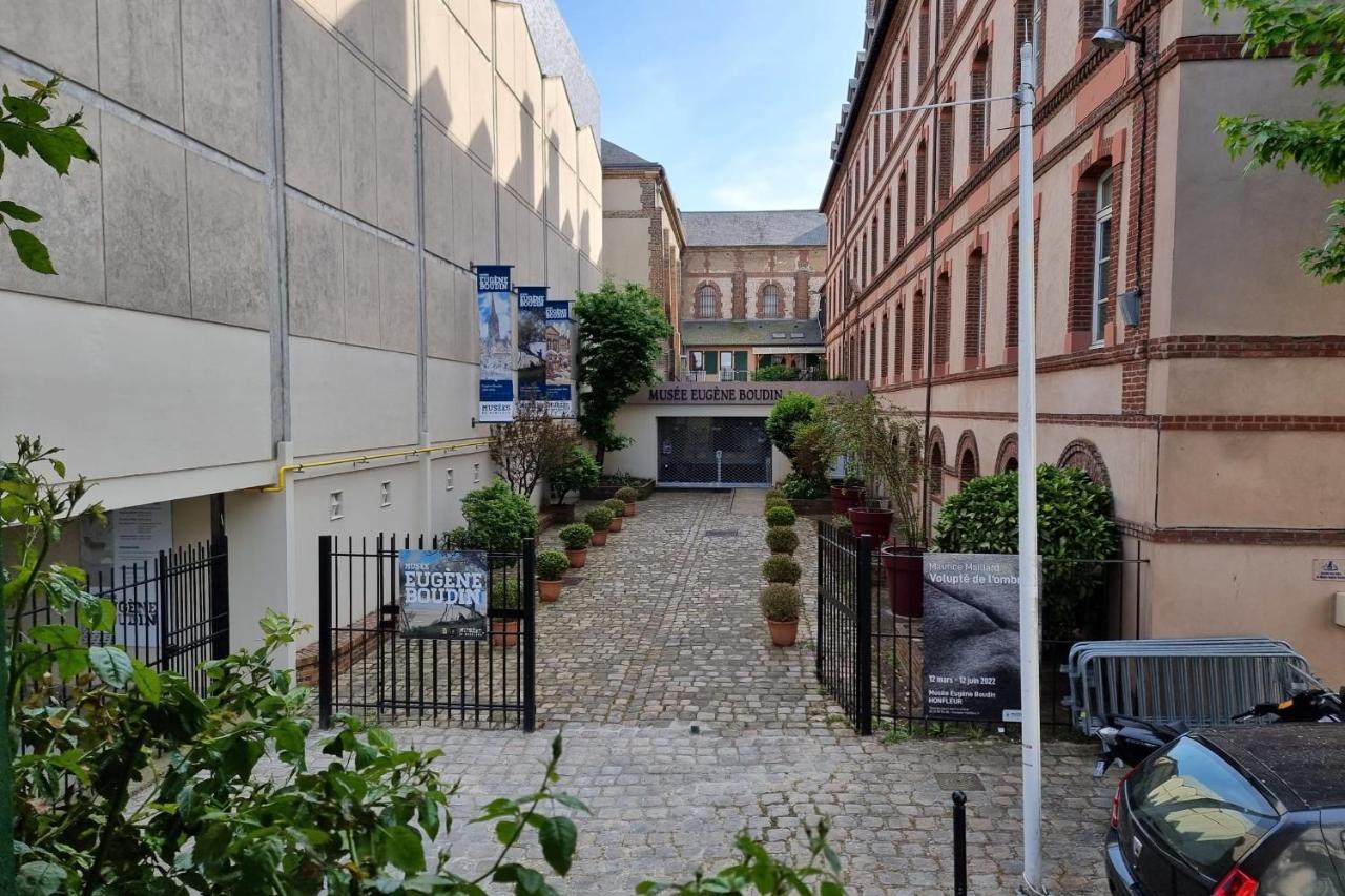 הוילה הונפלר Le Jardin D'Eugene - 4P House - Terrace - Historic Center מראה חיצוני תמונה