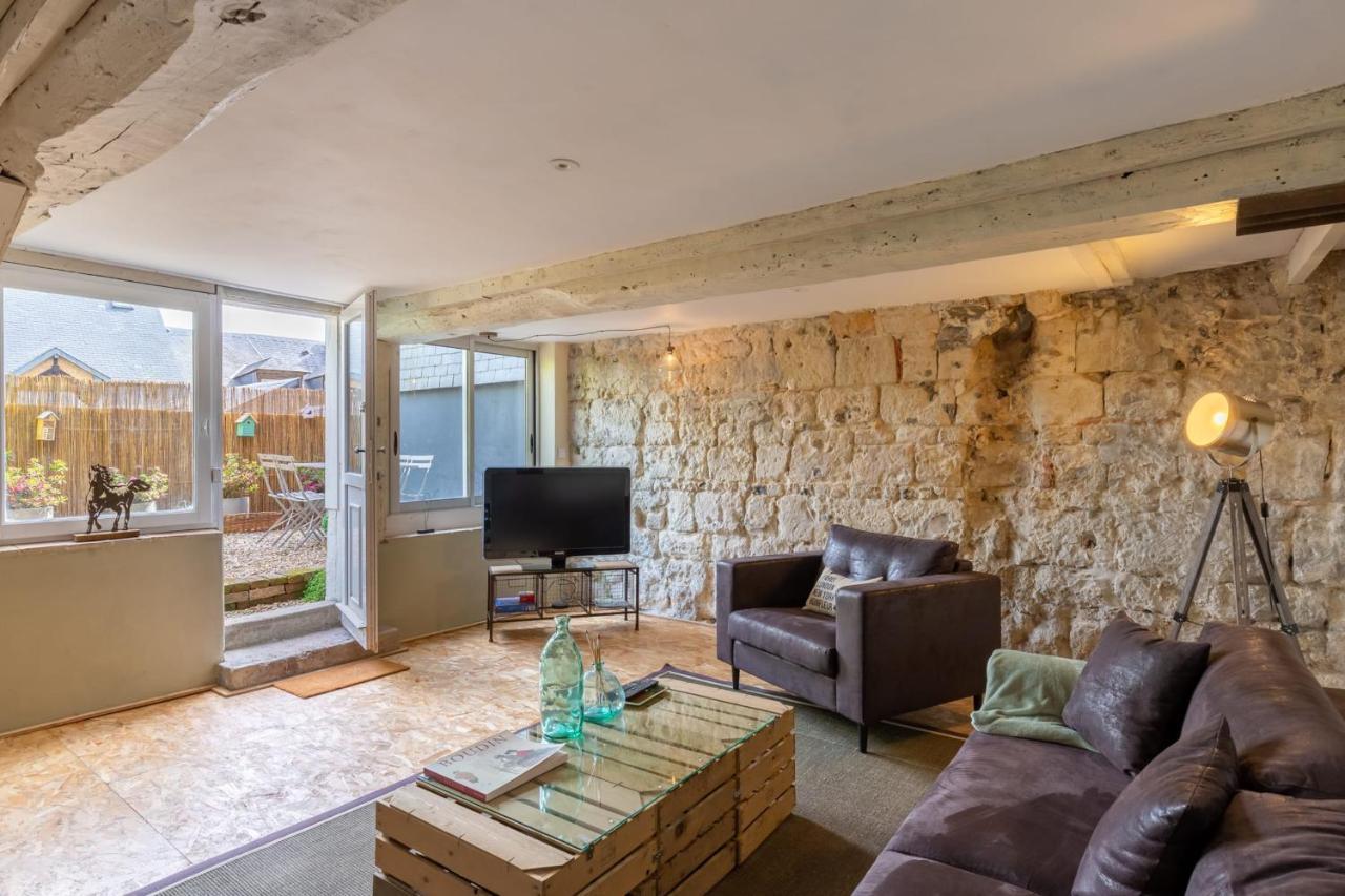 הוילה הונפלר Le Jardin D'Eugene - 4P House - Terrace - Historic Center מראה חיצוני תמונה